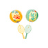Duckiez Duckiez Tapbal Dinosaurus - 12 stuks