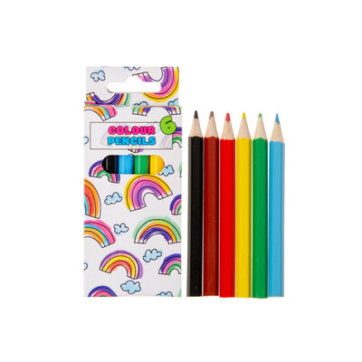 Duckiez Duckiez Kleurpotloodjes 6st Regenboog - 960 stuks (BULK DEAL = 1CTN)