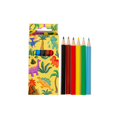 Duckiez Duckiez Kleurpotloodjes 6st Dino - 960 stuks (BULK DEAL = 1CTN)
