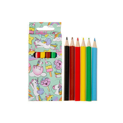 Duckiez Duckiez Kleurpotloodjes 6st Eenhoorn - 960 stuks (BULK DEAL = 1CTN)