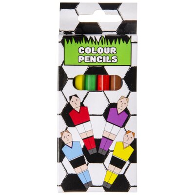 Duckiez Duckiez Kleurpotloodjes 6st Voetbal - 960 stuks (BULK DEAL = 1CTN)
