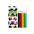 Duckiez Duckiez Kleurpotloodjes 6st Voetbal - 960 stuks (BULK DEAL = 1CTN)