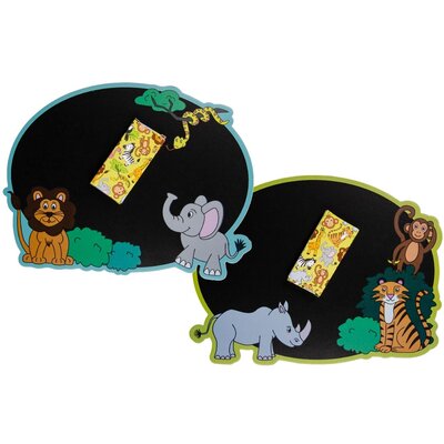 Duckiez Duckiez Krijtbord Met Krijt Wilde Dieren - 24 stuks