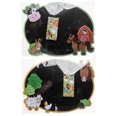 Duckiez Duckiez Krijtbord Met Krijt Boerderijdieren - 24 stuks