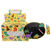 Duckiez Duckiez Krijtbord Met Krijt Dinosaurus - 24 stuks
