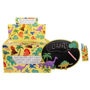Duckiez Duckiez Krijtbord Met Krijt Dinosaurus - 24 stuks