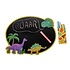 Duckiez Duckiez Krijtbord Met Krijt Dinosaurus - 24 stuks