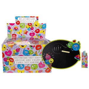 Duckiez Duckiez Krijtbord Met Krijt Gezichtjes - 24 stuks