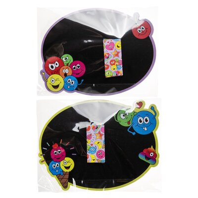 Duckiez Duckiez Krijtbord Met Krijt Gezichtjes - 24 stuks
