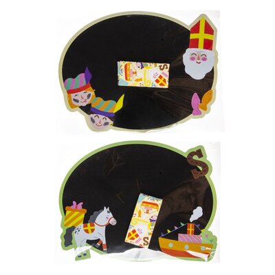 Duckiez Duckiez Krijtbord Met Krijt Sinterklaas - 24 stuks