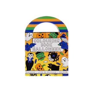 Duckiez Duckiez Kleurboek Met stickers Halloween - 48 stuks