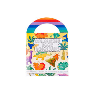 Duckiez Duckiez Kleurboek Met stickers Dinosaurus - 48 stuks