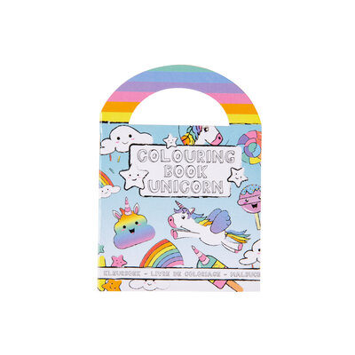 Duckiez Duckiez Kleurboek Met stickers Eenhoorn - 48 stuks