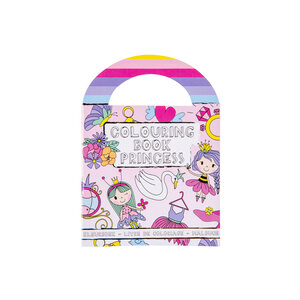 Duckiez Duckiez Kleurboek Met stickers Prinses - 48 stuks