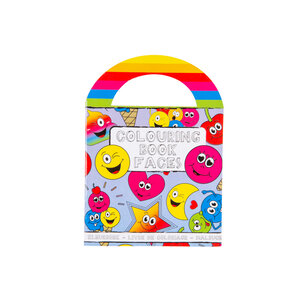 Duckiez Duckiez Kleurboek Met stickers Lachgezicht - 48 stuks