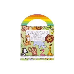 Duckiez Duckiez Kleurboek Met stickers Wilde Dieren - 48 stuks