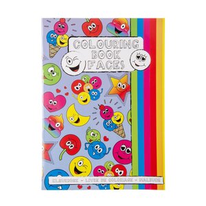 Duckiez Duckiez Kleurboek Gezichtjes L - 12 stuks
