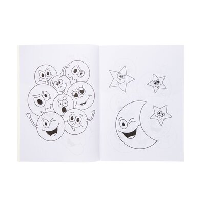 Duckiez Duckiez Kleurboek Gezichtjes L - 12 stuks