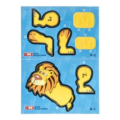 Duckiez Duckiez 3D Puzzel Te Monteren Dieren - 48 stuks