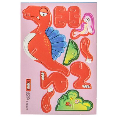 Duckiez Duckiez 3D Puzzel Monteren Dino - 48 stuks