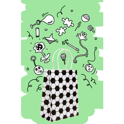 Duckiez Duckiez Geschenktasje Voetbal - 12 stuks