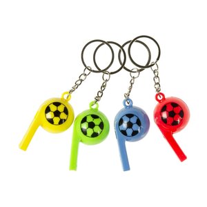 Duckiez Duckiez Sleutelhanger Fluit Voetbal - 48 stuks