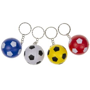 Duckiez Duckiez Sleutelhanger Voetbal Foam - 48 stuks