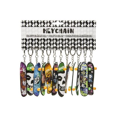 Duckiez Duckiez Sleutelhanger Skateboard - 48 stuks