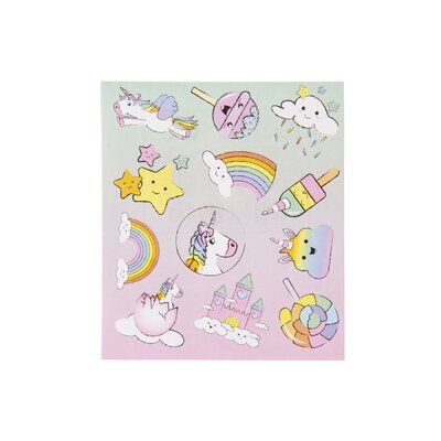 Duckiez Duckiez Stickervel Eenhoorn - 120 stuks