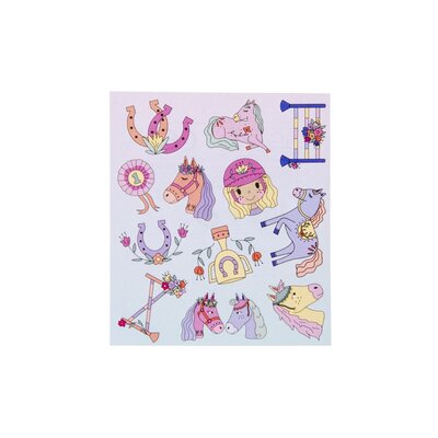 Duckiez Duckiez Stickervel Paard - 120 stuks