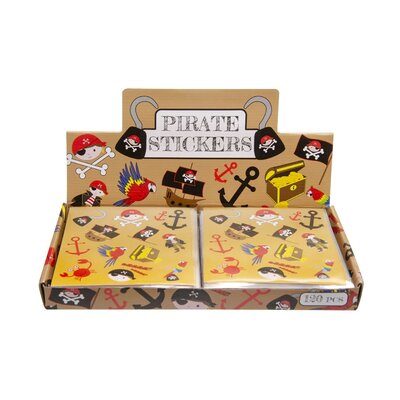 Duckiez Duckiez Stickervel Piraat - 120 stuks