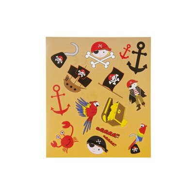 Duckiez Duckiez Stickervel Piraat - 120 stuks