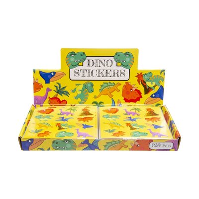 Duckiez Duckiez Stickervel Dinosaurus - 120 stuks