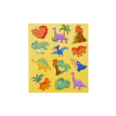 Duckiez Duckiez Stickervel Dinosaurus - 120 stuks