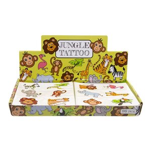 Duckiez Duckiez Tattoo Vel Wilde Dieren - 96 stuks