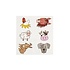 Duckiez Duckiez Tattoo Vel Boerderijdieren - 96 stuks