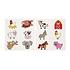 Duckiez Duckiez Tattoo Vel Boerderijdieren - 96 stuks