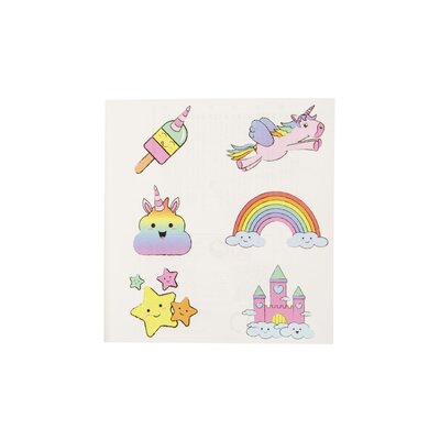 Duckiez Duckiez Tattoo Vel Eenhoorn - 96 stuks