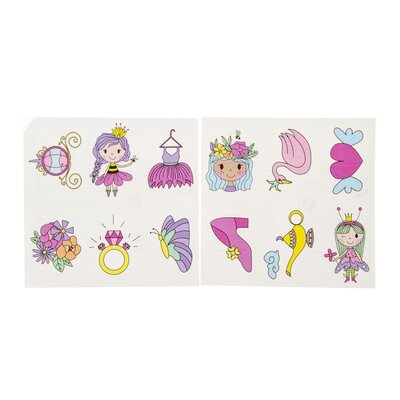 Duckiez Duckiez Tattoo Vel Prinses - 96 stuks
