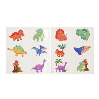 Duckiez Duckiez Tattoo Vel Dinosaurus - 96 stuks