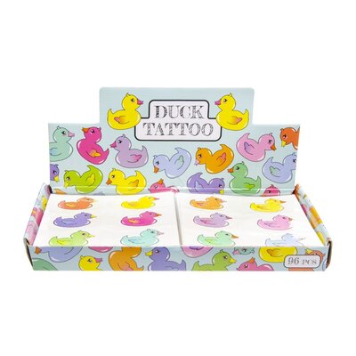 Duckiez Duckiez Tattoo Vel Eendjes - 96 stuks
