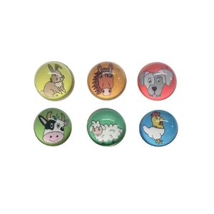 Duckiez Duckiez Stuiterbal Boerderijdieren 32Mm - 50 stuks