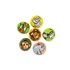 Duckiez Duckiez Stuiterbal Wilde Dieren+Banderole 32Mm - 50 stuks