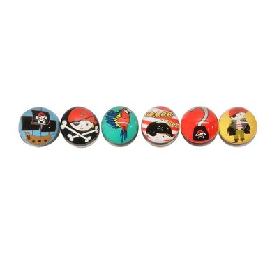 Duckiez Duckiez Stuiterbal Piraat 32Mm - 50 stuks