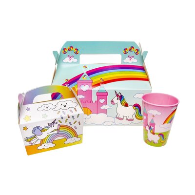 Duckiez Duckiez Menubox Eenhoorn Foodsafe - 24 stuks