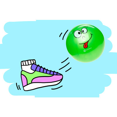 Duckiez Duckiez Bal Lachgezicht - 10 stuks