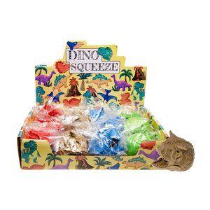 Duckiez Duckiez Squeeze Dino Hoofd - 12 stuks