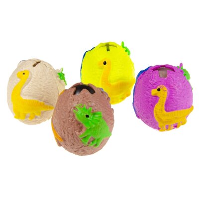 Duckiez Duckiez Squeeze-Ei Dinosaurus - 12 stuks