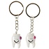 Duckiez Duckiez Sleutelhanger Tand+Bloemetje - 48 stuks
