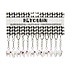 Duckiez Duckiez Sleutelhanger Tand+Bloemetje - 48 stuks